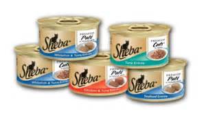 Save $1.00 off (12) cans of SHEBA Premium Cat Food