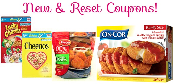 New & Reset Coupons: On-Cor, Tyson, General Mills & More!