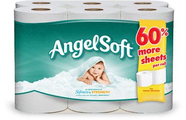 SAVE $0.45 on any ONE (1) package of Angel Soft Bath Tissue