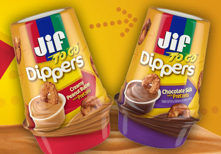 Save $0.50 off any 2 JIF TO GO Dippers