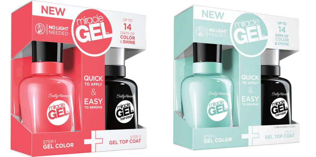 New Coupon: $1.00 OFF ON ANY SALLY HANSEN MIRACLE GEL COLOR, TOP COAT OR VALUE PACK ($7.97 OR MORE)