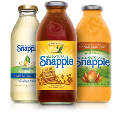 Save $1.00 off TWO Snapple Tea or Juice Drink