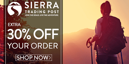 Save An Extra 30% Off Your Order At Sierra Trading Post!