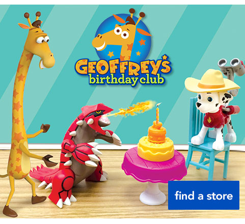 Toys R Us – Free Geoffrey Plush Toy, Storybook & More!