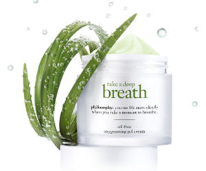 Free Sample Of Philosophy Take a Deep Breath Gel Cream
