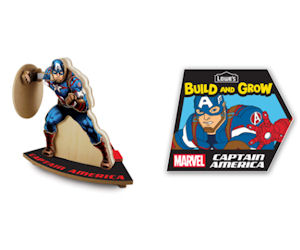 Free Captain America At The Lowe’s Build & Grow Clinic