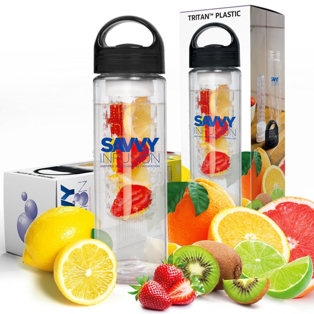 Hot Amazon Deal: Savvy Infusion Water Bottle – 24 Oz Only $12.95 (Reg. $28.95)