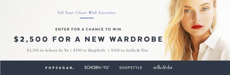 Win a $2,500 Shopping Spree from POPSUGAR