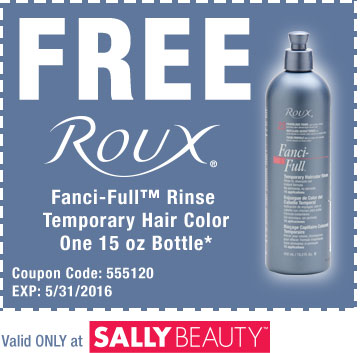 *Hurry* Sally Beauty – Free Roux Fanci-Full Temporary Hair Color Coupon