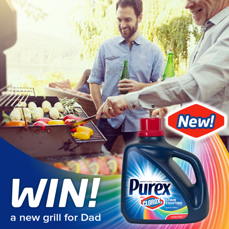 Win Purex Plus CLorox 2 Detergent for a Year and a Grill