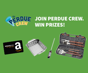 Enter The Perdue Crew Giveaway: Win Amazon Gift Cards, Grilling Sets & more!