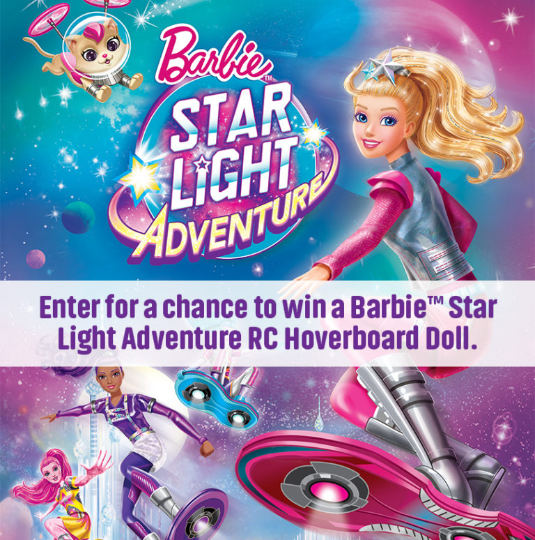 Barbie Star Light Adventure – RC Hoverboard Sweepstakes