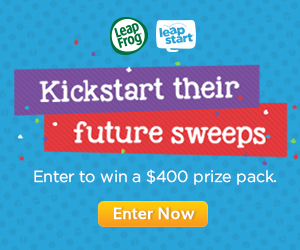 Enter LeapFrog/LeapStart – Sweepstakes for a chance to win a $400 prize pack