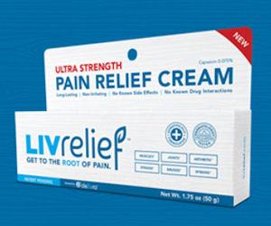 Free Sample of LivRelief Pain Relief Cream!