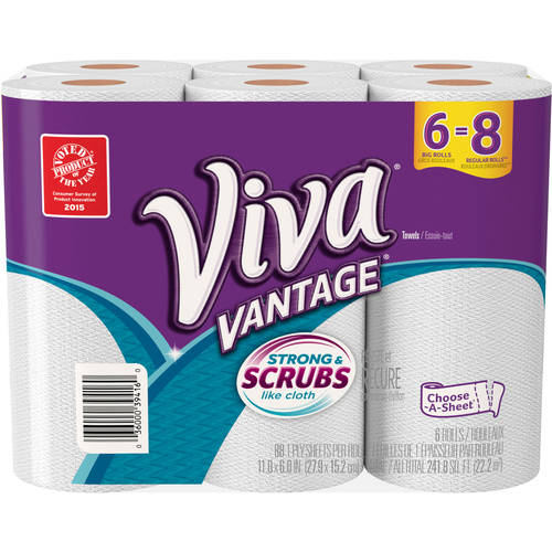 *High Value* 0.75/ 1 SIX pack or larger of Viva Paper Towels!
