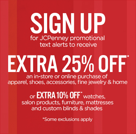 *Hot* JCPenney – Save 25% Off Coupon!