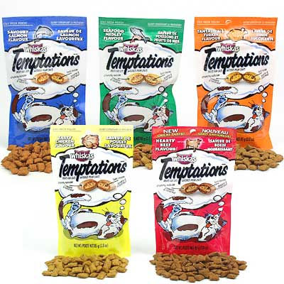 Save – $1.00 off any 3 TEMPTATIONS Cat Treats