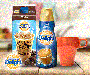 Save $1.00 OFF on any one International Delight Coffee Creamer