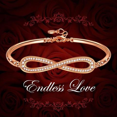 LadyColour “Endless Love” Infinity Bangle Bracelets Only $20.99 (Reg. $88.99)