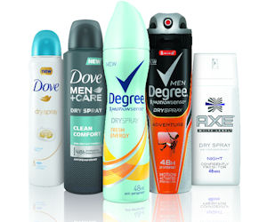 Free Full Size Dry Spray Antiperspirant