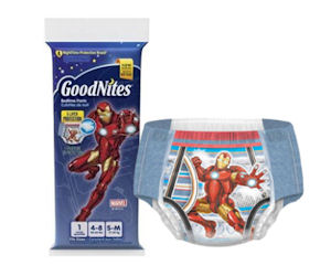 Request a free sample of Goodnites Bedtime Pants!