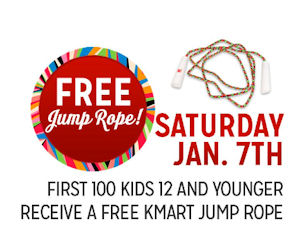 Kmart Freebie Saturday – Free Jump Rope