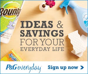 Free P&G Coupons When You Sign Up!