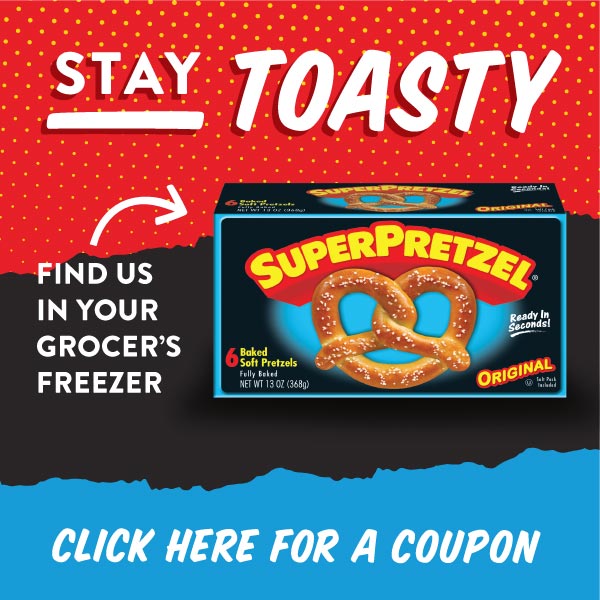 *Rare* $0.50 Off Any ONE (1) SUPERPRETZEL Soft Pretzel Product