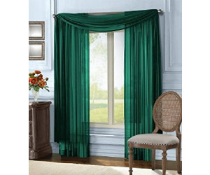 Sheer Colored Window Panel Curtains $3.45 Shipped, 11 Colors