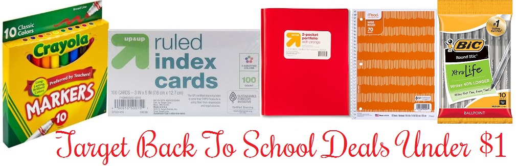 *Hot Target Deal* School Supplies For Under $1