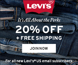 *Rare* 20% off Levis Plus Free Shipping
