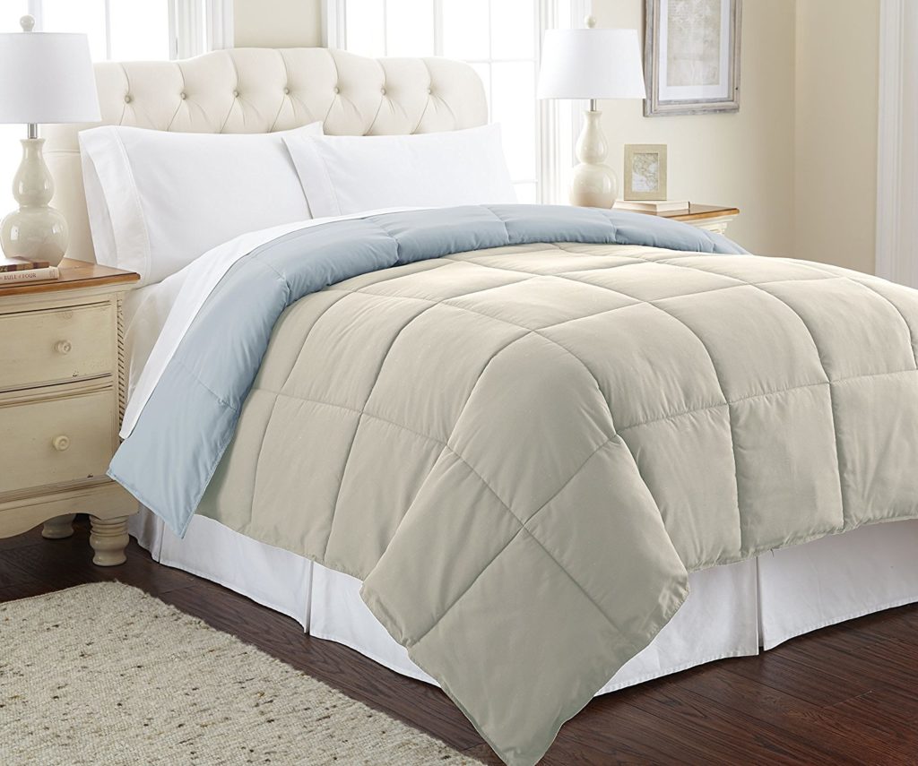 Amazon Deal: Goose Down Alternative Microfiber Quilted Reversible Comforter As Low As $19.99 Plus FREE Shipping!