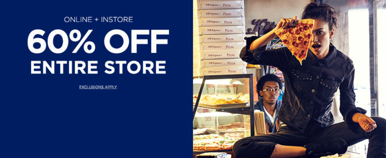 Aeropostale – 60% Off Entire Store and Online