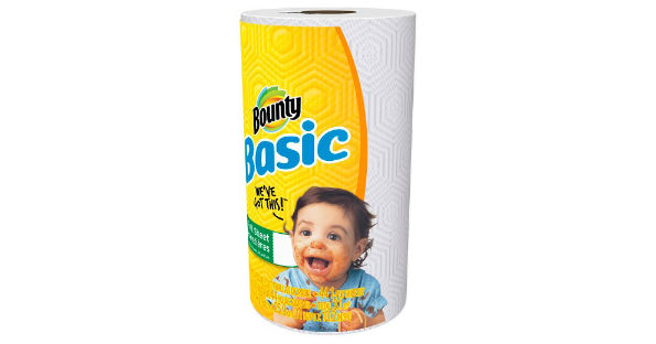 Bounty Basic Paper Towels at Dollar General for $0.75 a Roll