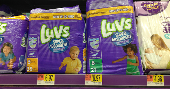 Luvs Diapers Only $4.97 At Walmart After Coupons