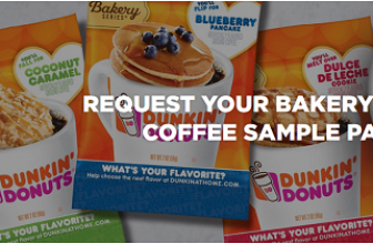 *Hot* Free Dunkin Donuts Bakery Series Coffee Sample Pack