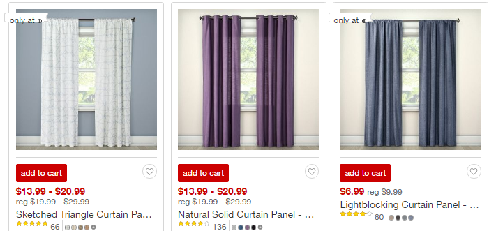 Target – 30% off curtains Hurry..Last Day!