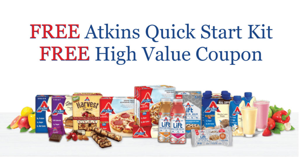 Free Atkins Quick-Start Kit and $5 Off Coupon