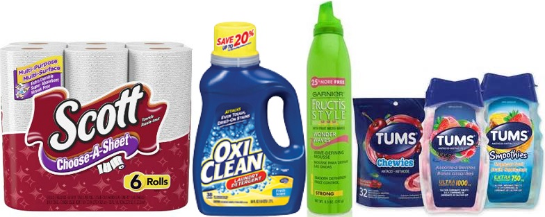 New Printable Coupons – Including: Scott, OxiClean, Tums, Garnier & More!