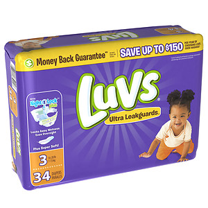 New Coupon – Save $2.00 ONE Luvs Diapers