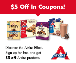*HURRY* Get Your FREE Atkins Quick Start Kit + $5 Off Coupon!