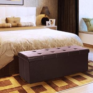 *Hot* Amazon Deal: Folding Storage Ottoman Bench Only $37.49 (Reg $49.99)