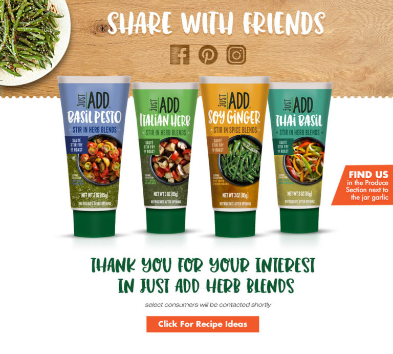 Free Just Add Herb Blends