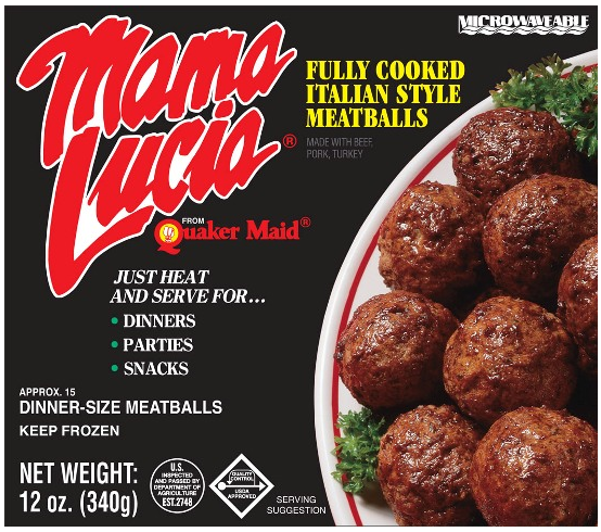 MAMA LUCIA MEATBALLS Only $0.50 at Price Chopper