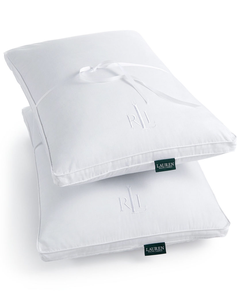 Macy’s –  Ralph Lauren Twin Pack Pillows Only $8.99 (Reg $50)