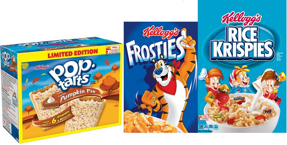 *New* Kellogg’s Coupons Available To Print – Pop Tarts, Rice Krispies, Frosted Flakes & More