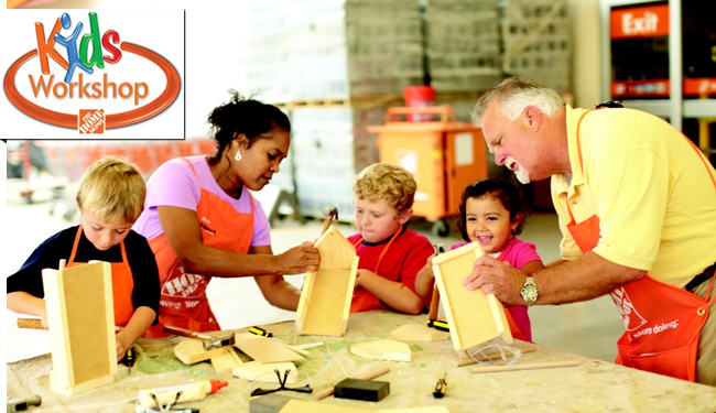 Home Depot Free DIY February Workshops