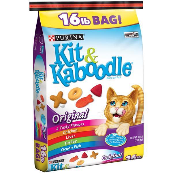 Save $2/1 16 lb. bag of Purina Kit & Kaboodle Original Dry Cat Food