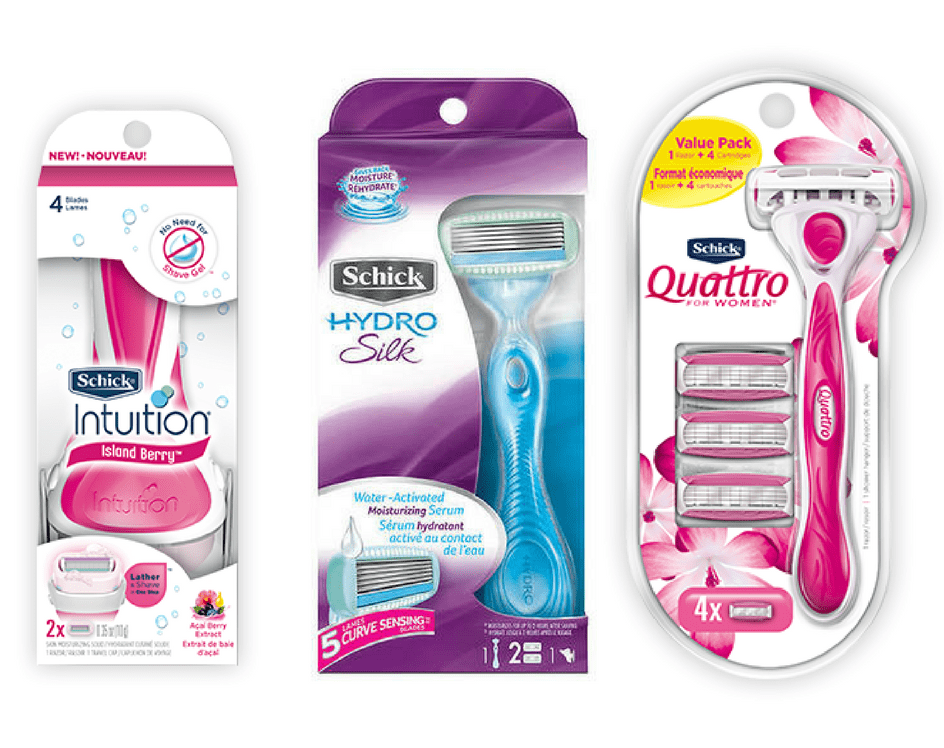 Save $2.00 on ONE (1) Schick Quattro for Women, Intuition or Hydro Silk Razor or Refill