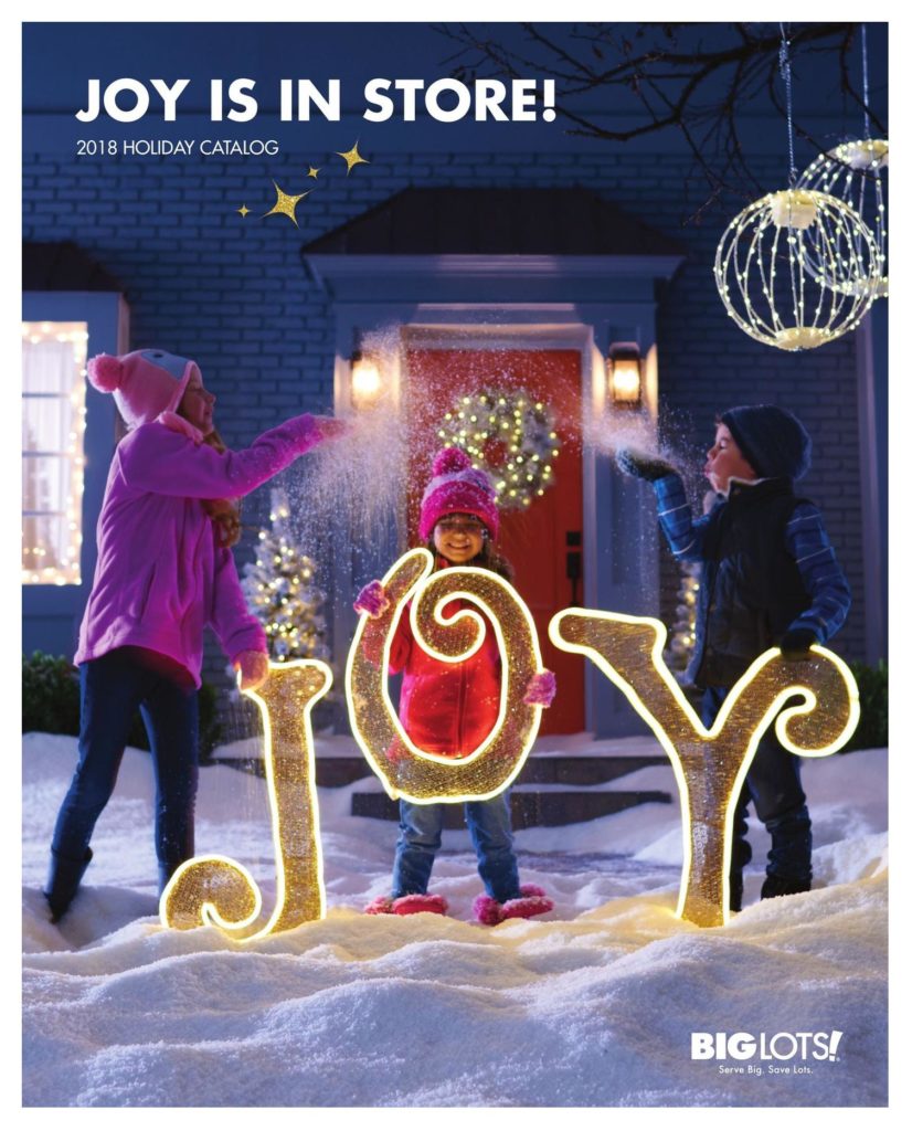 The 2018 Big Lots Holiday Catalog Is Available